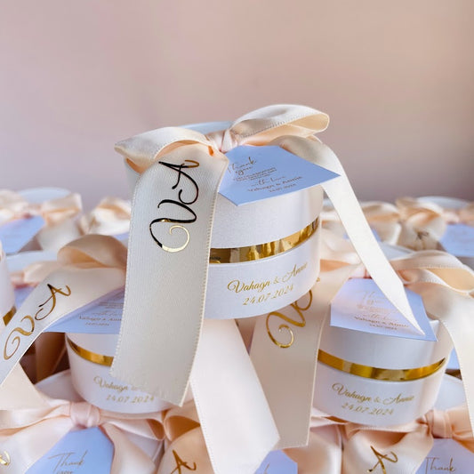 10 pcs Cylinder Round favor Boxes